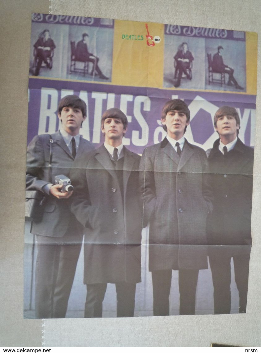 Poster Années 70 / Beatles & Eric Clapton / Best - Manifesti & Poster