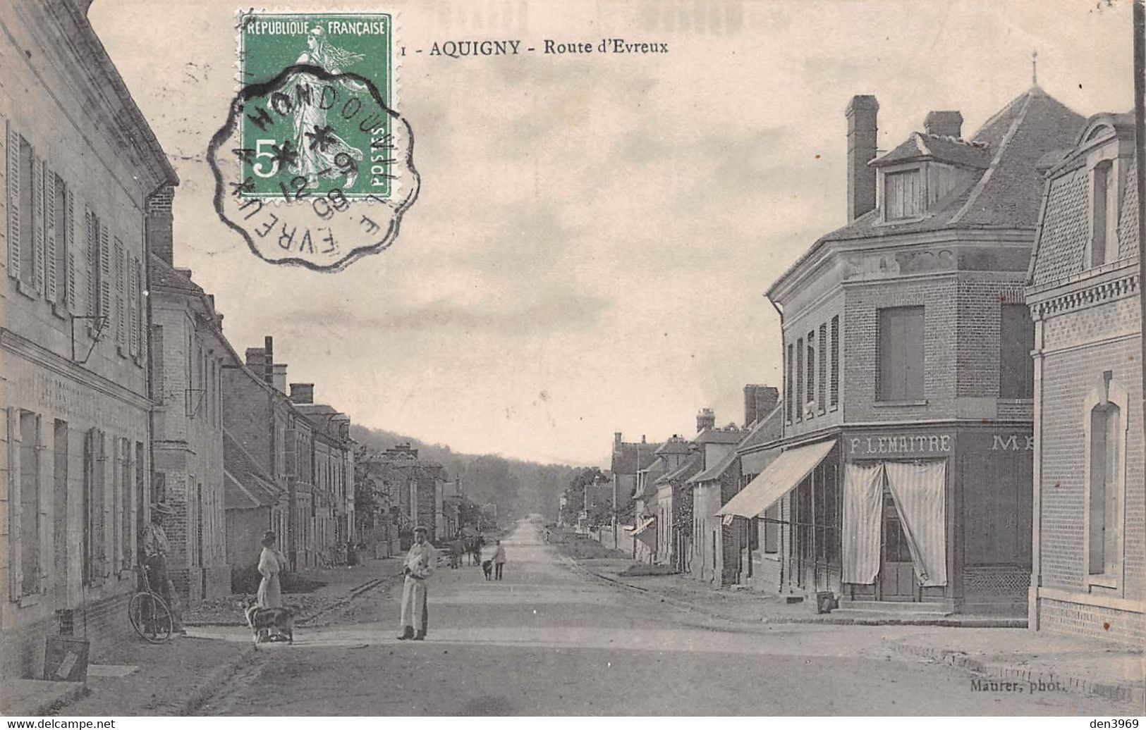 ACQUIGNY (Eure) - Route D'Evreux - F. Lemaître - Acquigny