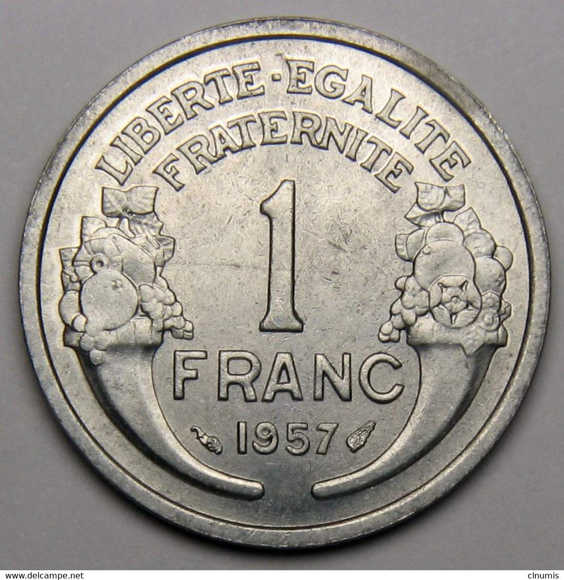 SPL ! 1 Franc Morlon 1957, Aluminium - IV° République - 1 Franc