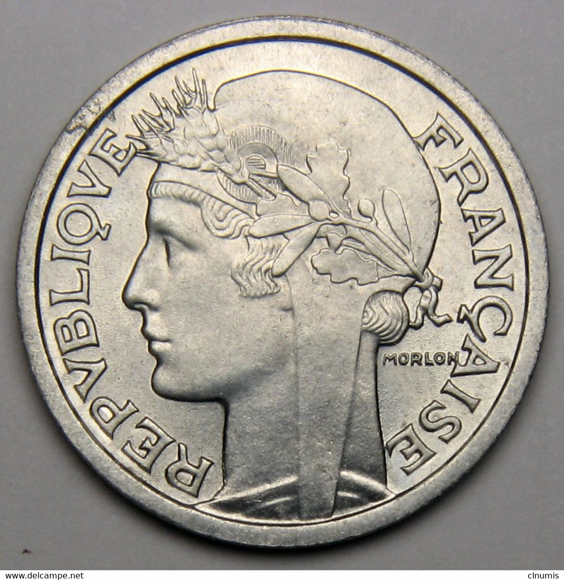 SPL ! 1 Franc Morlon 1957, Aluminium - IV° République - 1 Franc