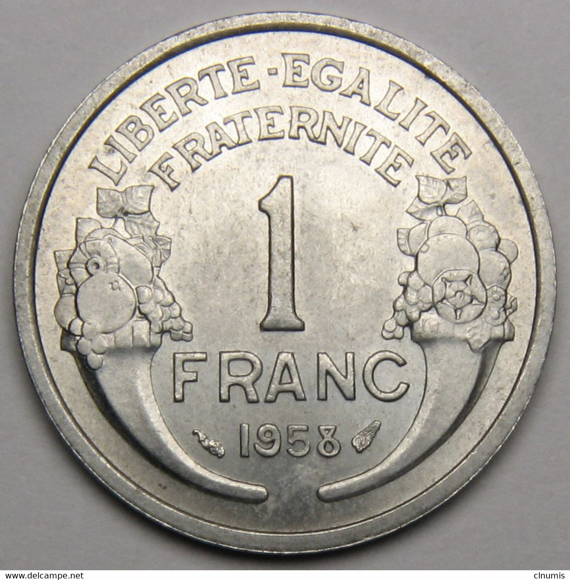 FDC ! 1 Franc Morlon 1958, Aluminium - IV° République - 1 Franc