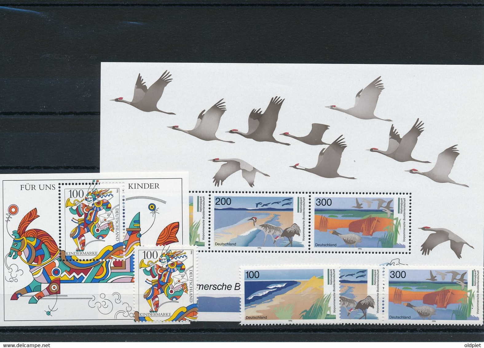 GERMANY Bundesrepublik BRD Jahrgang 1996 Stamps Year Set ** MNH - Complete Komplett Michel 1834-1894 - Neufs