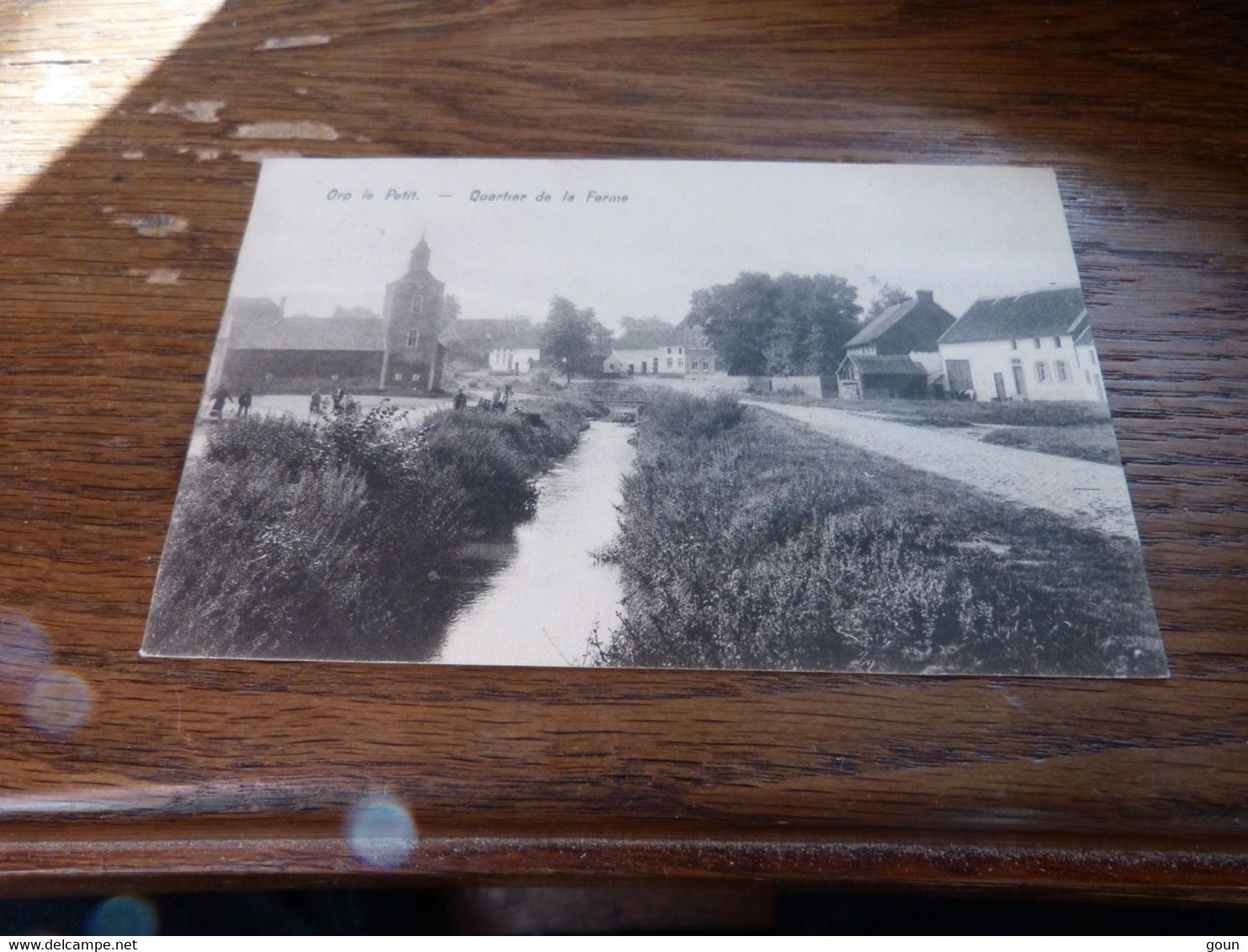 Cpa  Orp Le Petit Quartier De La Ferme - Orp-Jauche