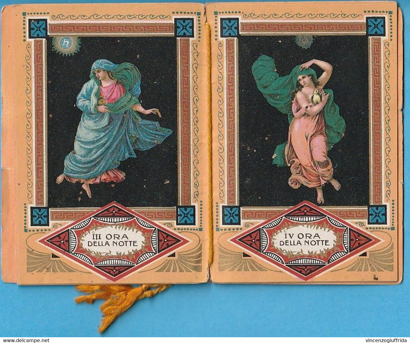 Calendarietto Barbiere Le Meraviglie Di Pompei Rancè 1922 - Petit Format : 1901-20