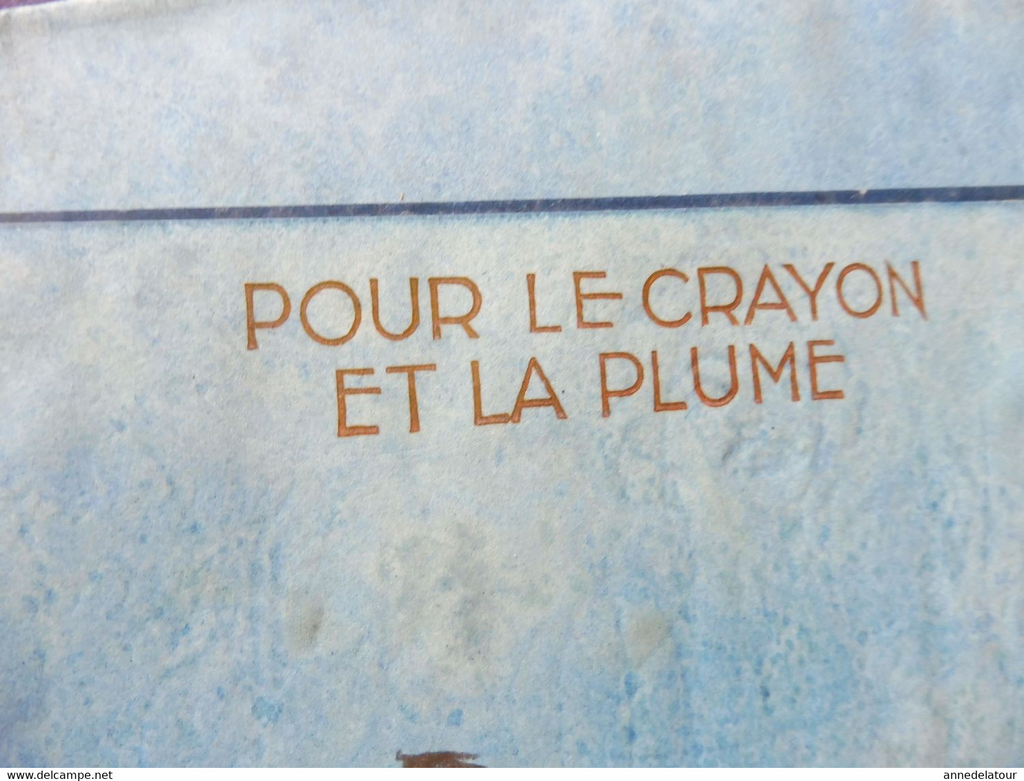 1944 PAPIER CARBONE Pour Plume Et Pour Crayon  (pochette De 12 Feuilles) Marque ARMOR - Pour Vendeurs , Voyageurs, Etc - Andere & Zonder Classificatie