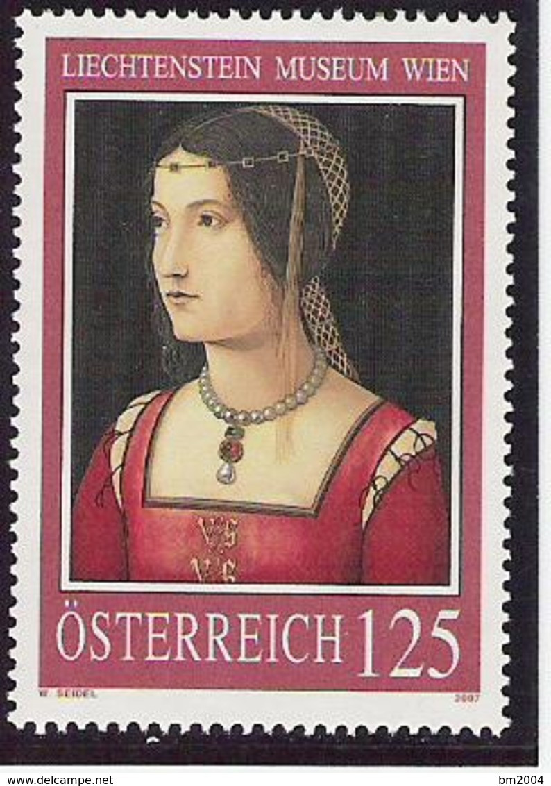 2007 Austria Mi. 2641 **MNH Gemälde Im Liechtenstein-Museum, Wien - Unused Stamps