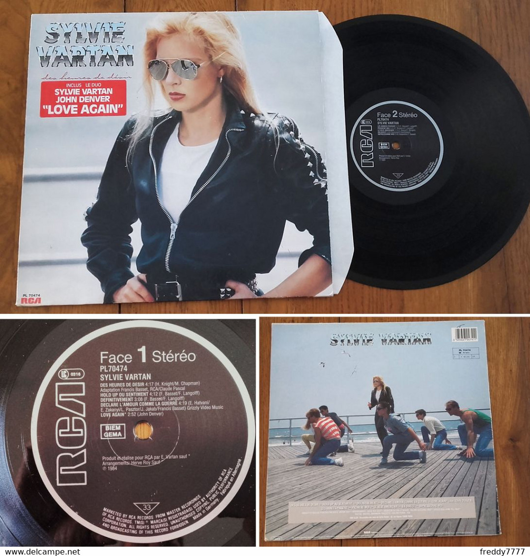 RARE Deutsch LP 33t RPM (12") SYLVIE VARTAN (1984) - Collectors