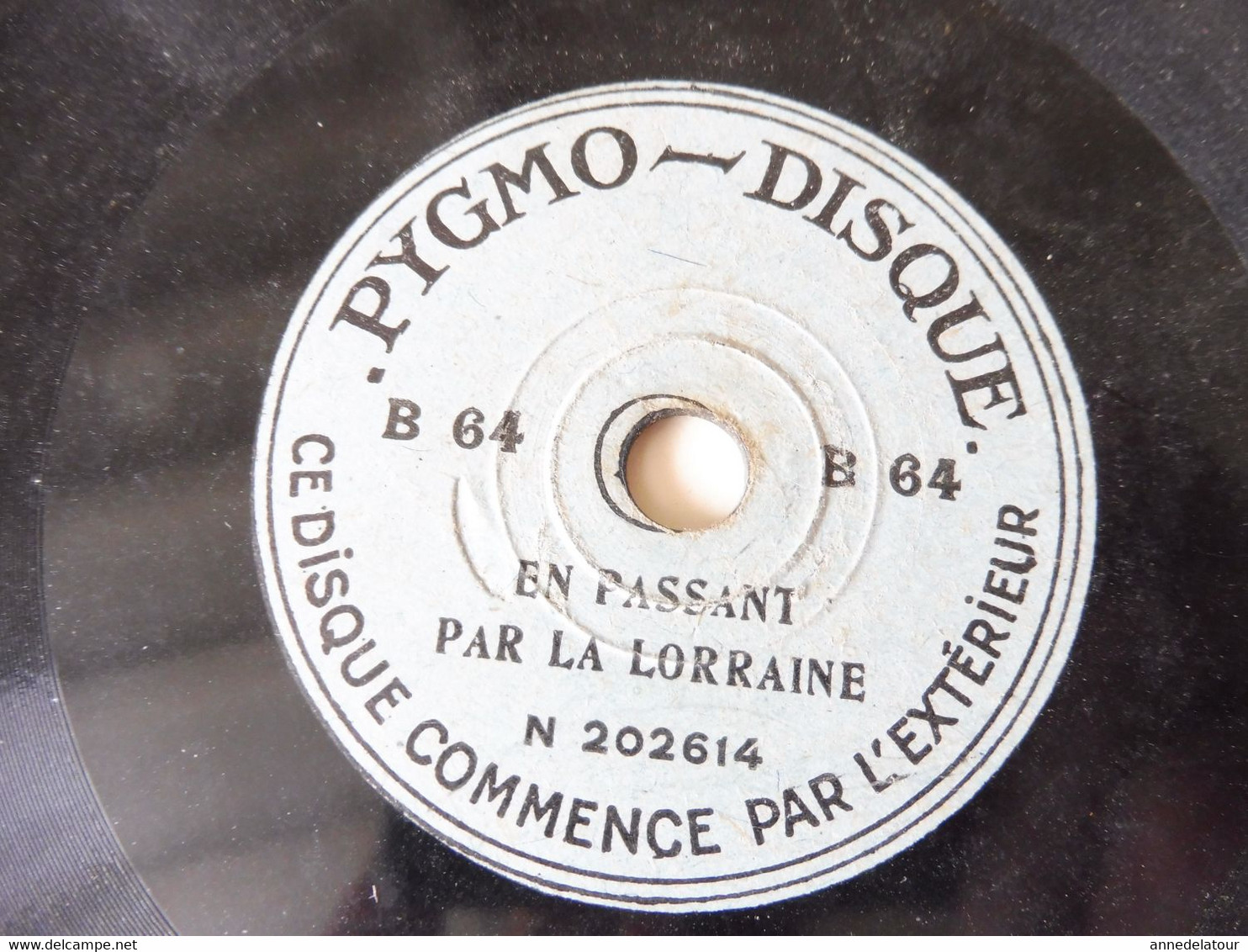 Rare PYGMO-DISQUE à Aiguille Pour PYGMOPHONE (Meunier Tu Dors , J'aime L'oignon, En Passant Par La Lorraine ) - Children