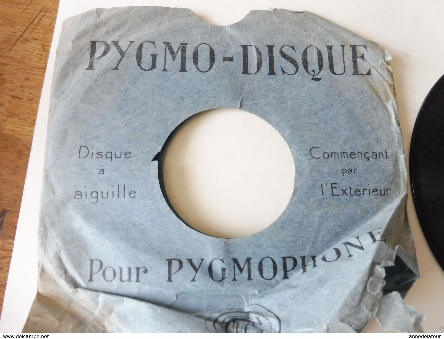 Rare PYGMO-DISQUE à Aiguille Pour PYGMOPHONE (Meunier Tu Dors , J'aime L'oignon, En Passant Par La Lorraine ) - Bambini