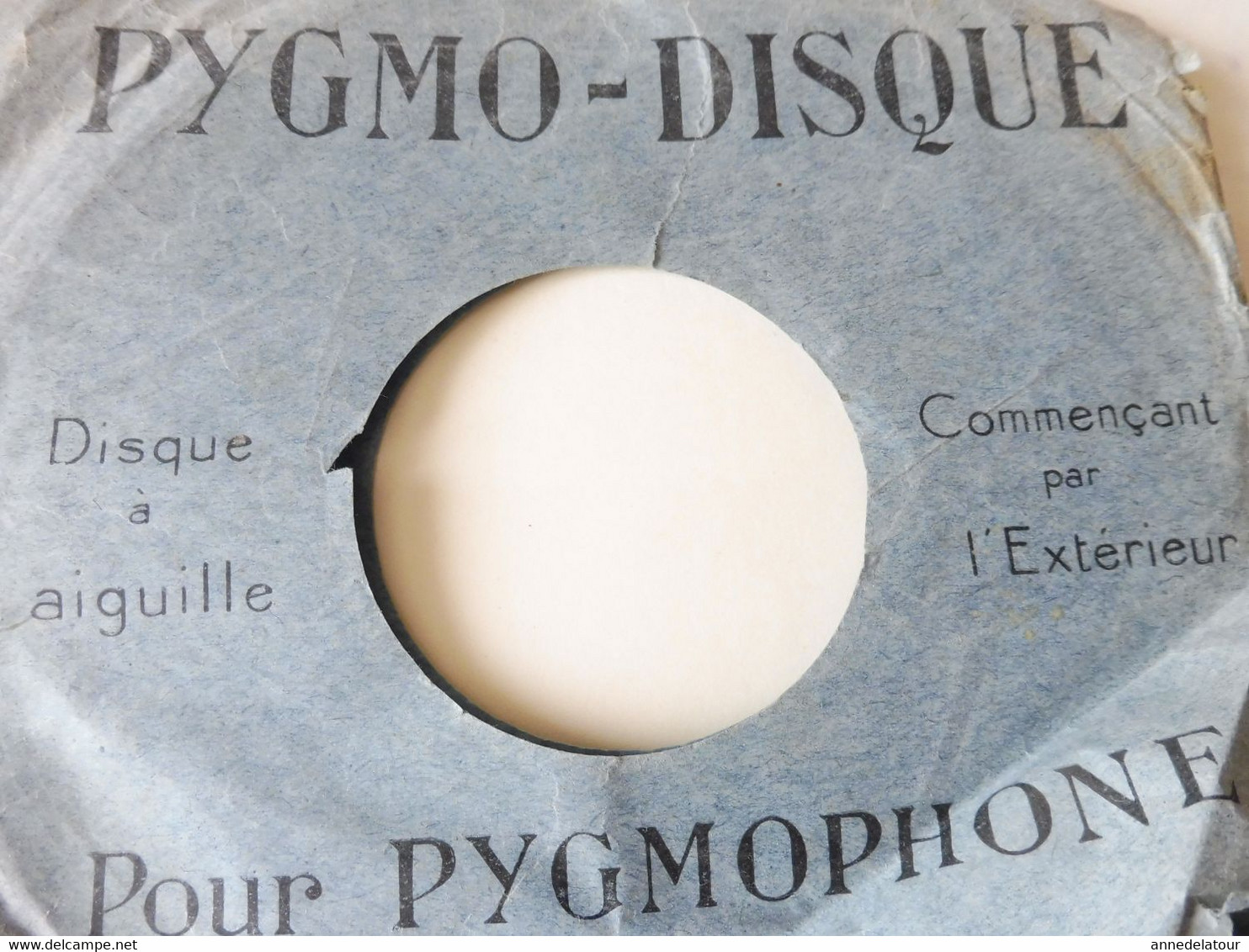 Rare PYGMO-DISQUE à Aiguille Pour PYGMOPHONE (Meunier Tu Dors , J'aime L'oignon, En Passant Par La Lorraine ) - Kinderen