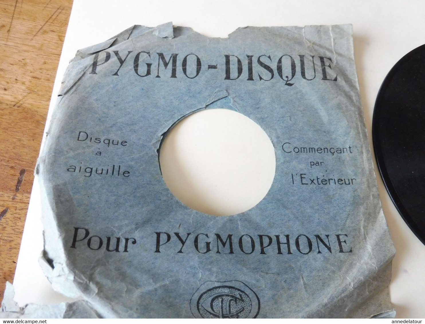 Rare PYGMO-DISQUE à aiguille pour PYGMOPHONE (Meunier tu dors , J'aime l'oignon, En passant par la Lorraine )