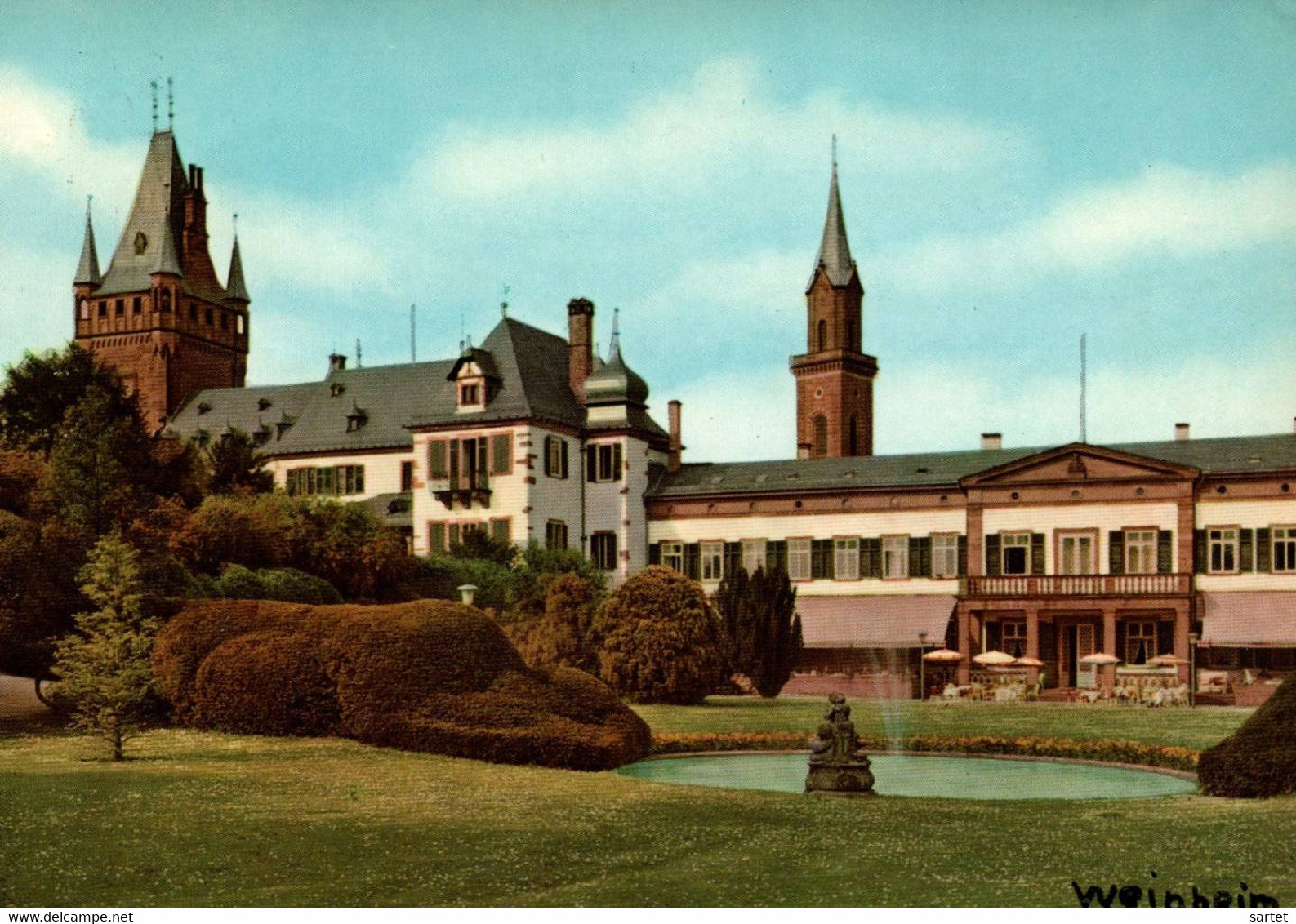 Weinheim A. D. Bergstrabe - Schlobpark-Café - Weinheim