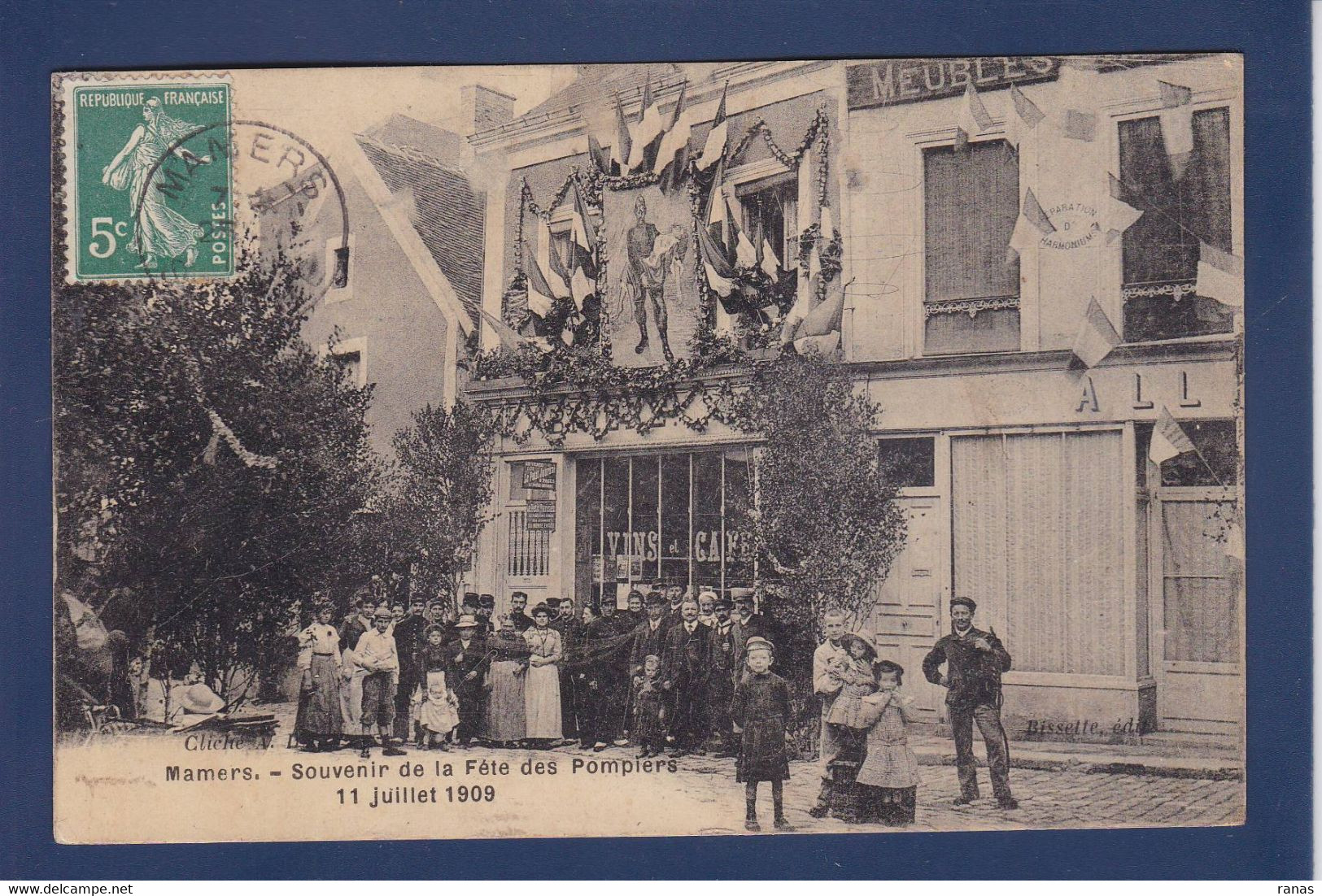 CPA [72] Sarthe > Mamers Fête Des Pompiers Fireman Circulé - Mamers