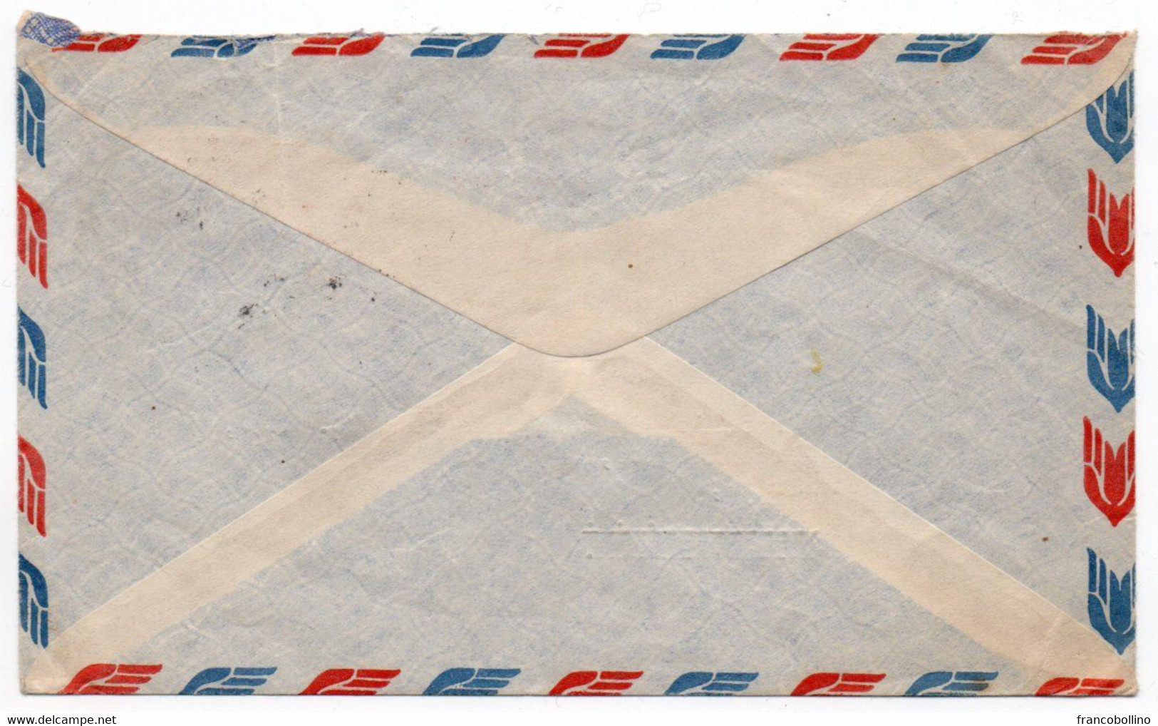 NEW ZEALAND - AIR MAIL COVER TO U.K.1952 / RED METER / EMA - Cartas & Documentos