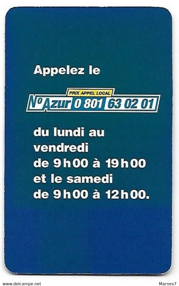 Télécarte - La POSTE - Information Courrier - On A Tous à Y Gagner - N° Azur - Publicité - Advertising