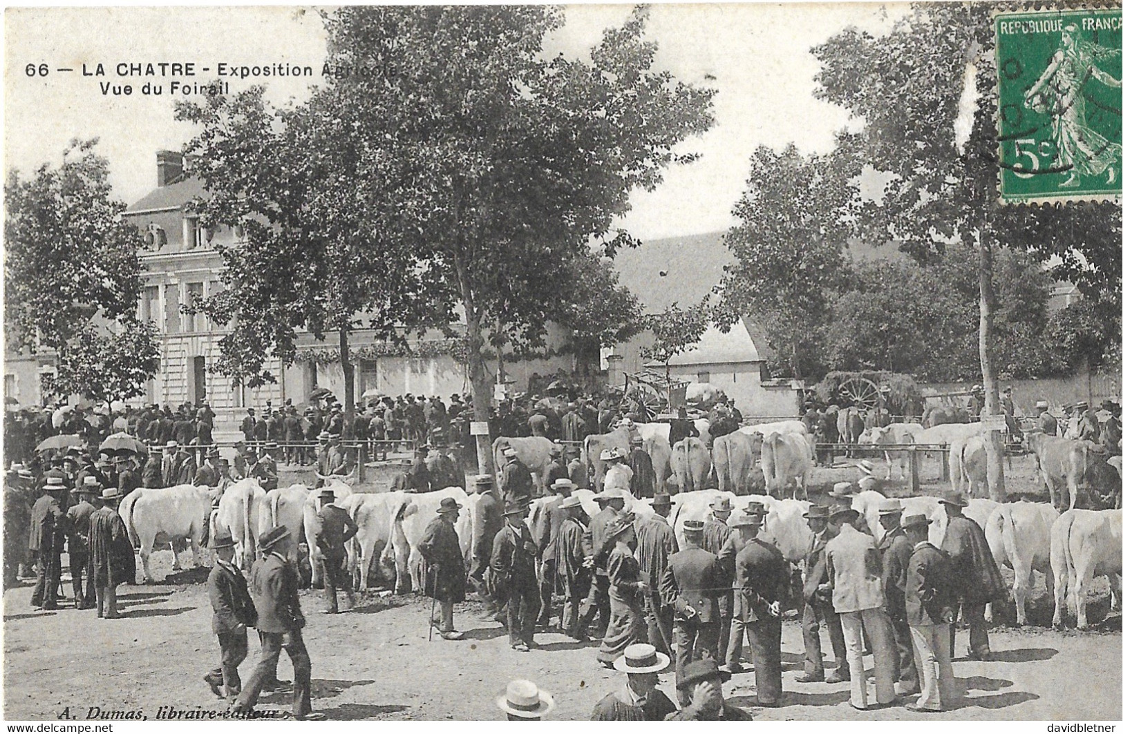 RARE La Châtre Exposition Agricole Vue Du Foirail - La Chatre