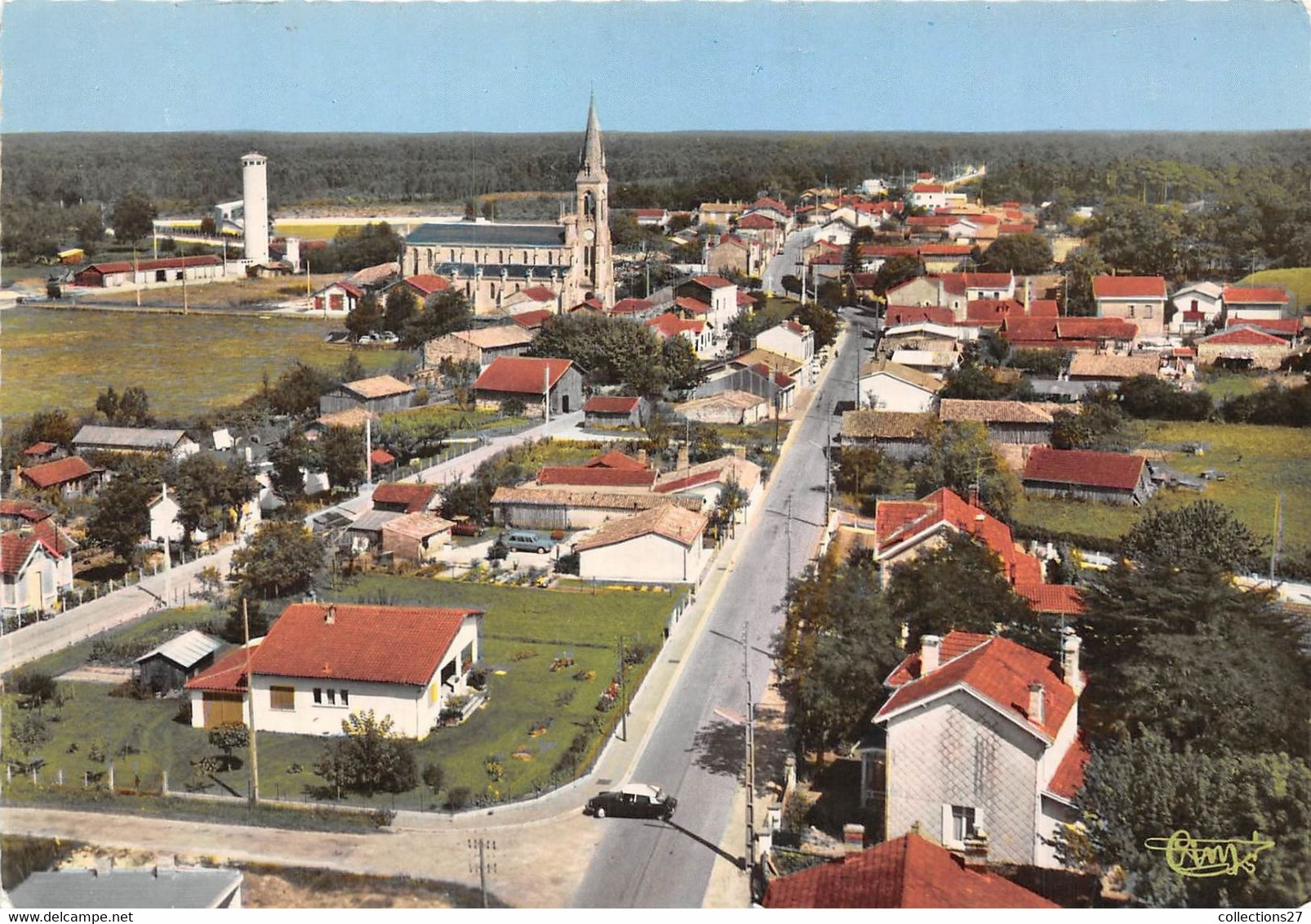 33-CARCANS-VILLE- VUE GÉNÉRALE AÉRIENNE - Carcans