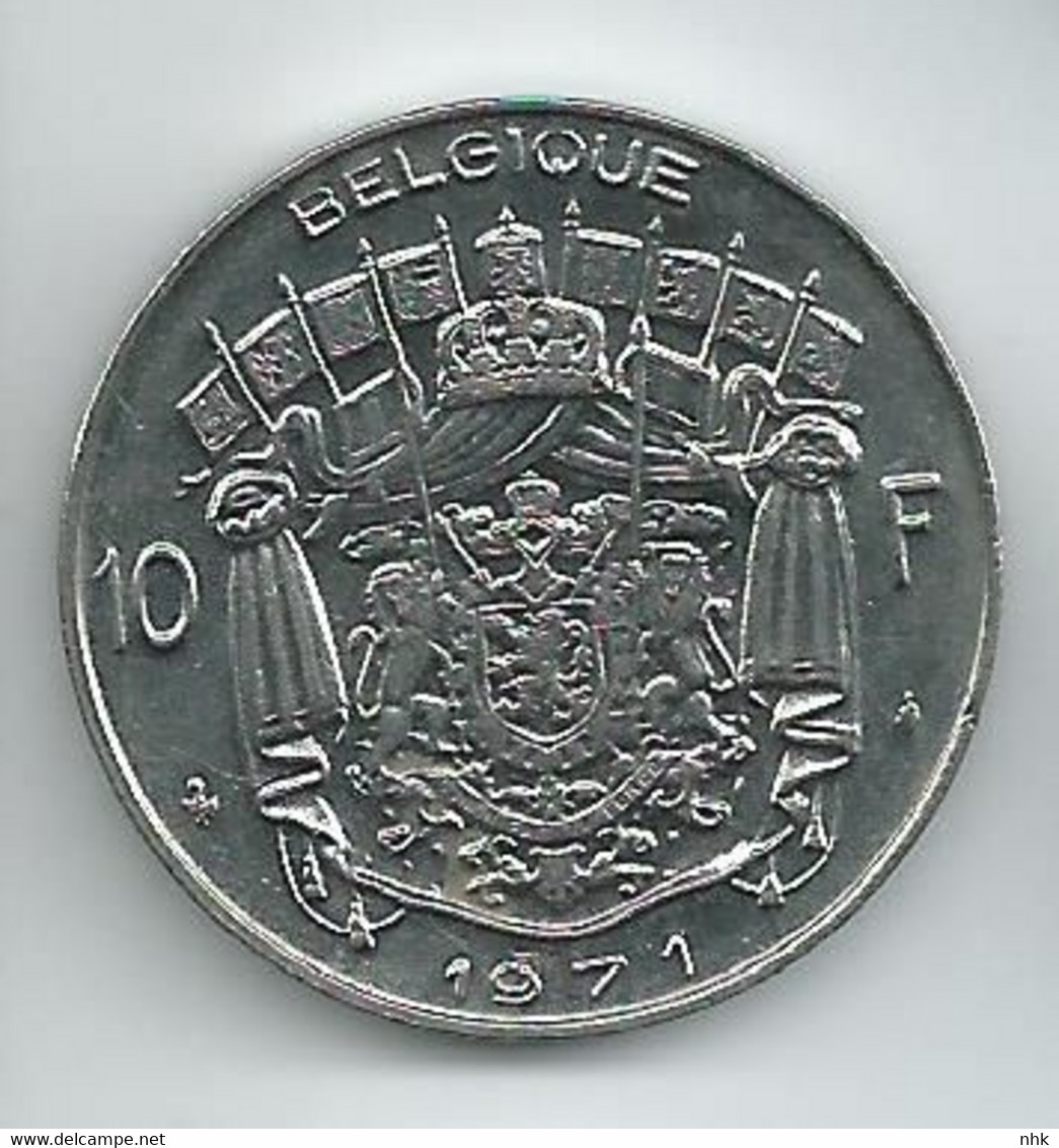 V6479 : Belgique 10 F 1971 Spl - 10 Francs