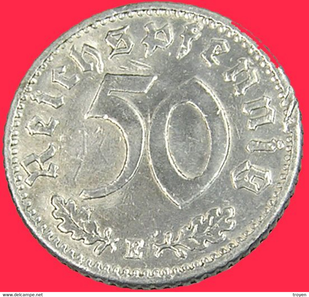 50 ReichsPfennig -  Allemagne -  1935 E  - Alu  - TTB  - - 50 Reichspfennig