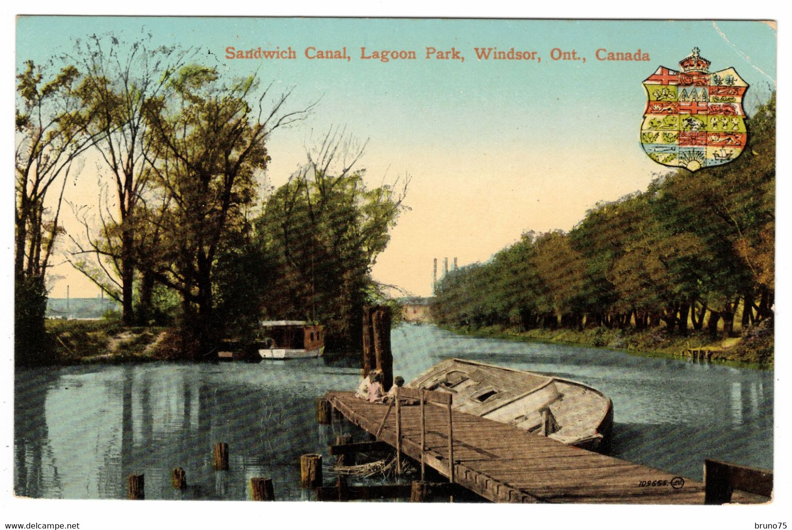 Sandwich Canal, Lagoon Park, WINDSOR, Ont., Canada - Windsor