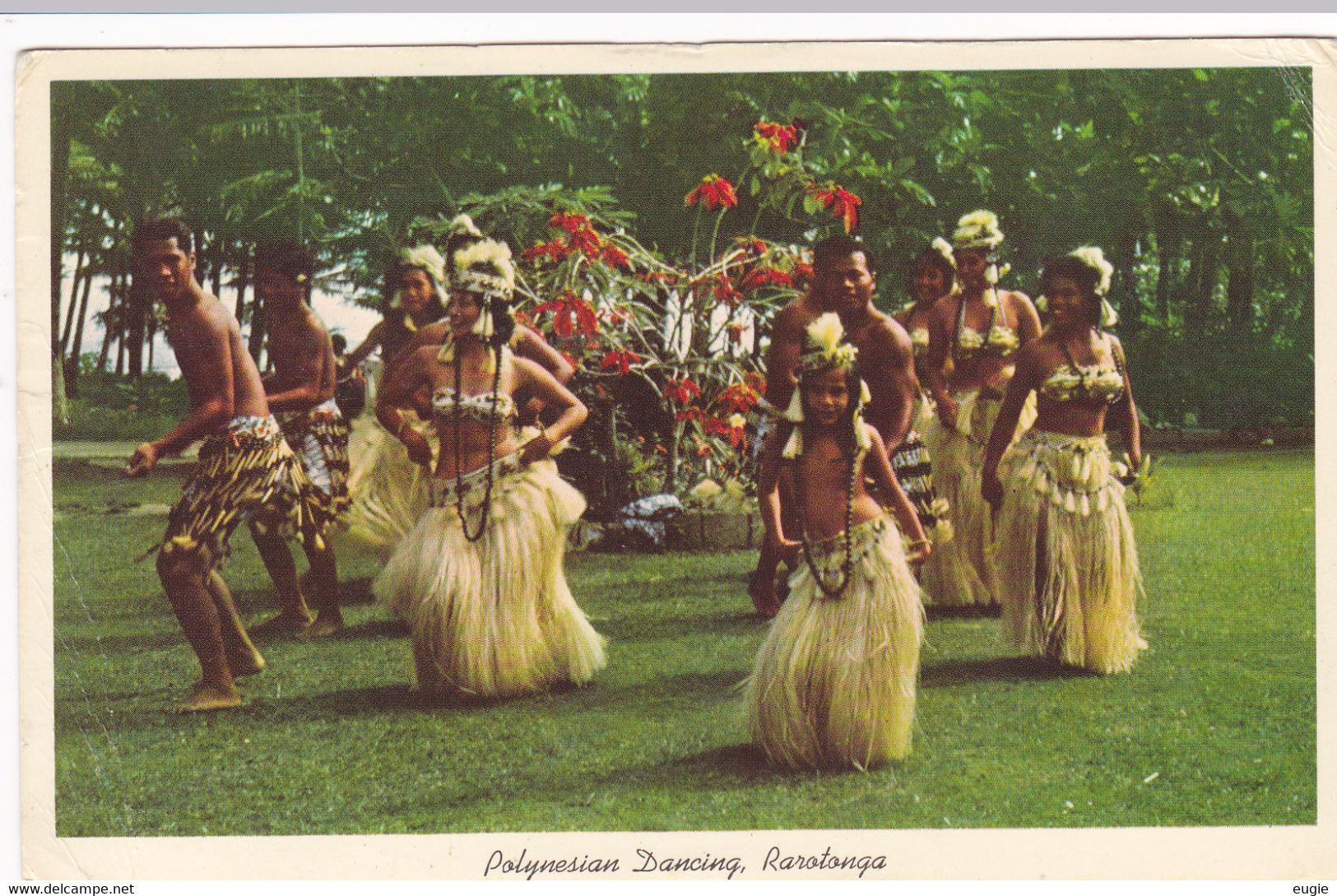 758/ Polynesian Dancing, Rarotonga, 1964 - Cookeilanden