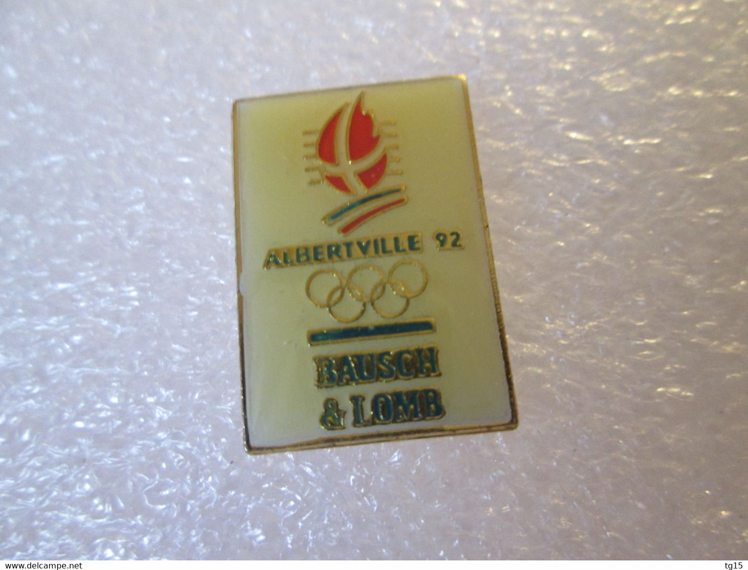 PIN'S    SPORT    BAUSCH & LOMB    ALBERTVILLE  92 - Jeux Olympiques