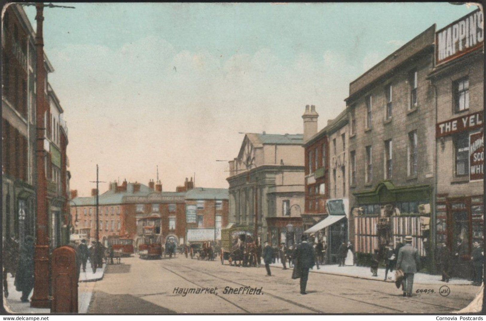 Haymarket, Sheffield, Yorkshire, C.1910s - Valentine's Postcard - Sheffield