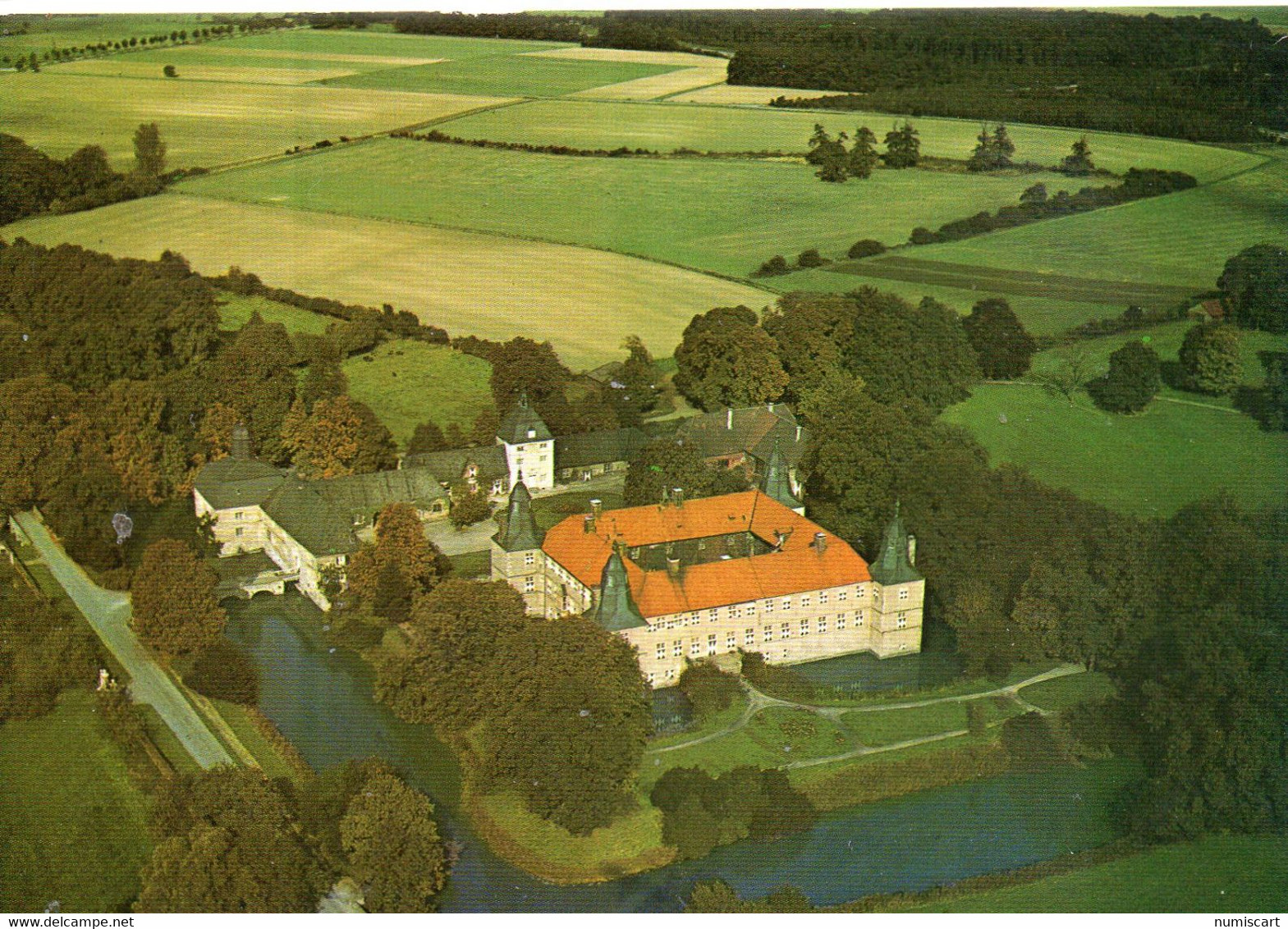 Ascheberg-Herbern Belle Vue Aérienne Du Château - Ascheberg