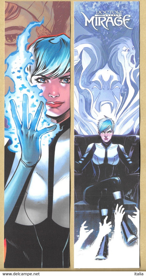 Marque Page Bookmark DOCTOR MIRAGE *  MAGDALENE VISAGGIO NICK ROBLES * BLISS COMICS * 5,2 X 21 Cm * R/V - Lesezeichen