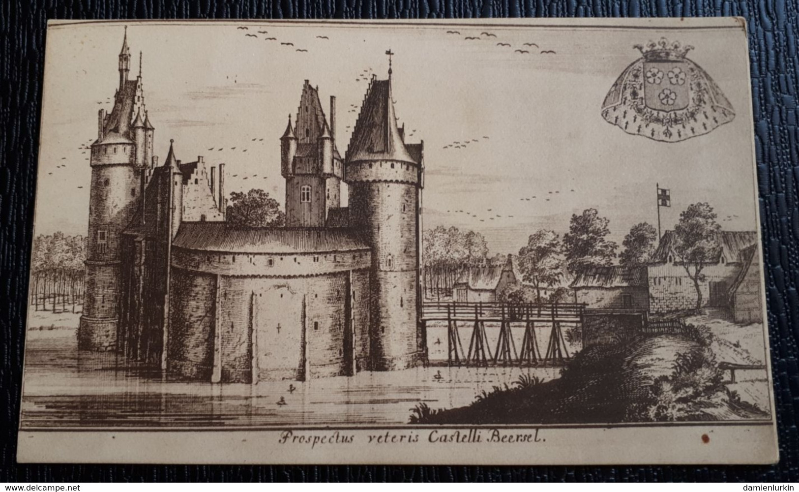 BELGIE/BELGIQUE CHATEAU DE BEERSEL (1696) ANCIENNE CARTE POSTALE VIERGE - Beersel