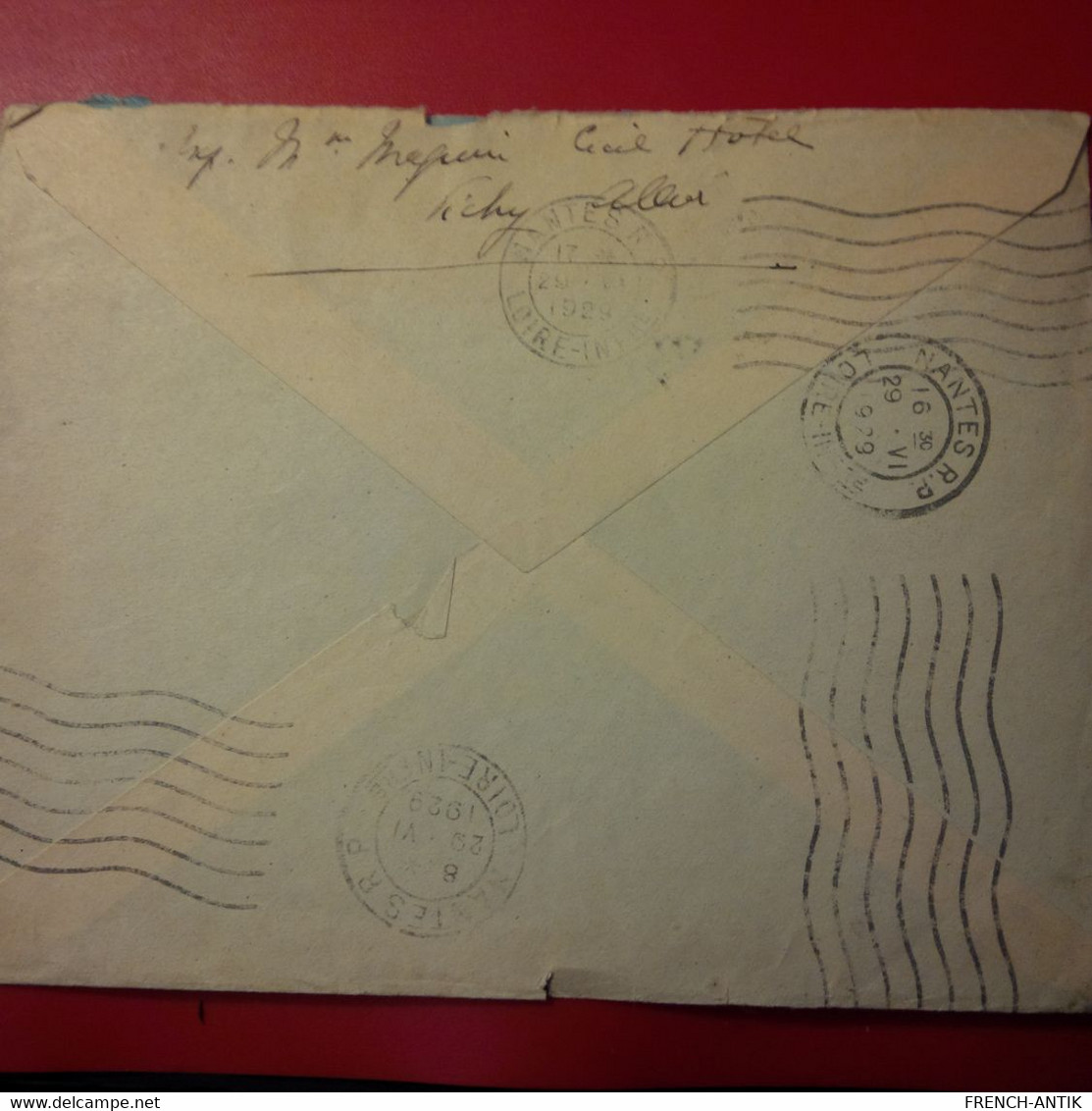 LETTRE CASINO DE VIVHY POUR NANTES - Lettres & Documents