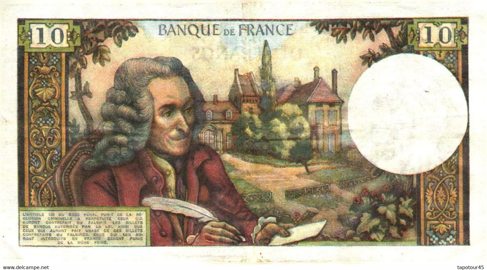 T 1 >   France 	10 Francs	T.7-12-1972.T .	Voltaire	2102192795	X .841 - 10 F 1963-1973 ''Voltaire''