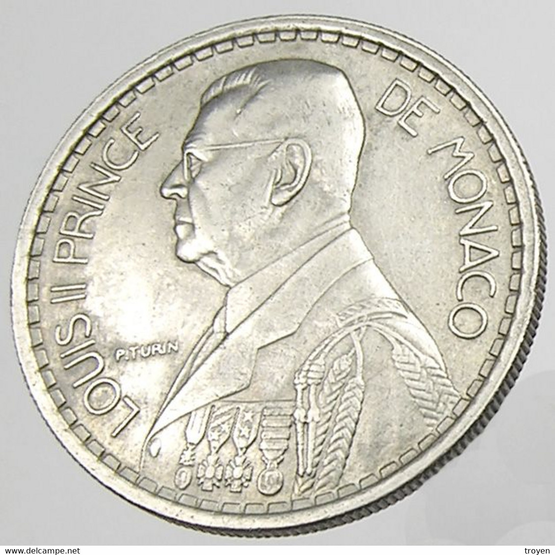 10 Francs - Louis II - Monaco - 1946 -  Cu.Ni - TTB - - 1922-1949 Luigi II