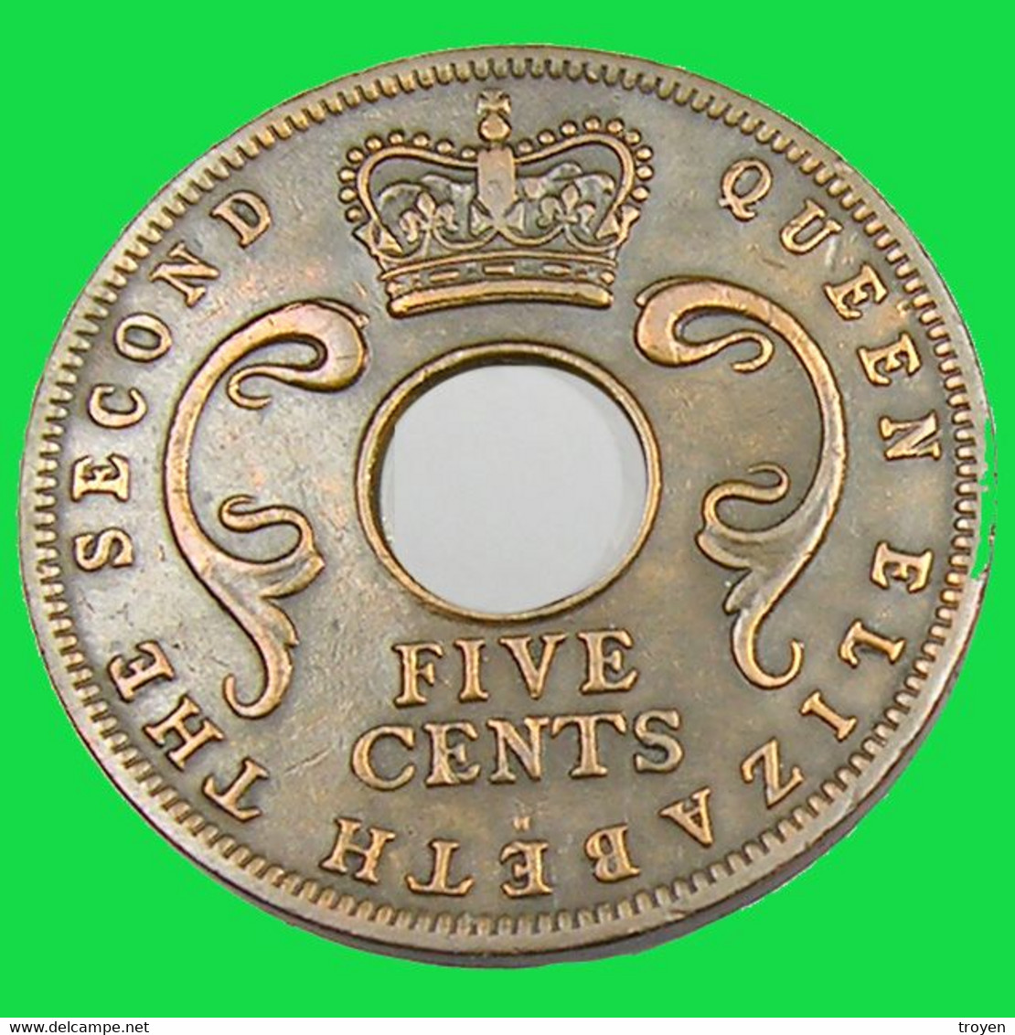 5 Cent - Est Afrique - 1956 - Bronze - TTB - - Colonie Britannique