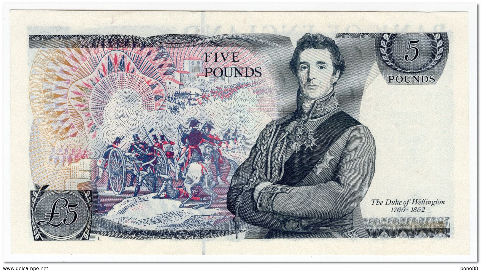 GREAT BRITAIN,ENGLAND,5 POUNDS,1988-91,P.378f.XF - 5 Pounds