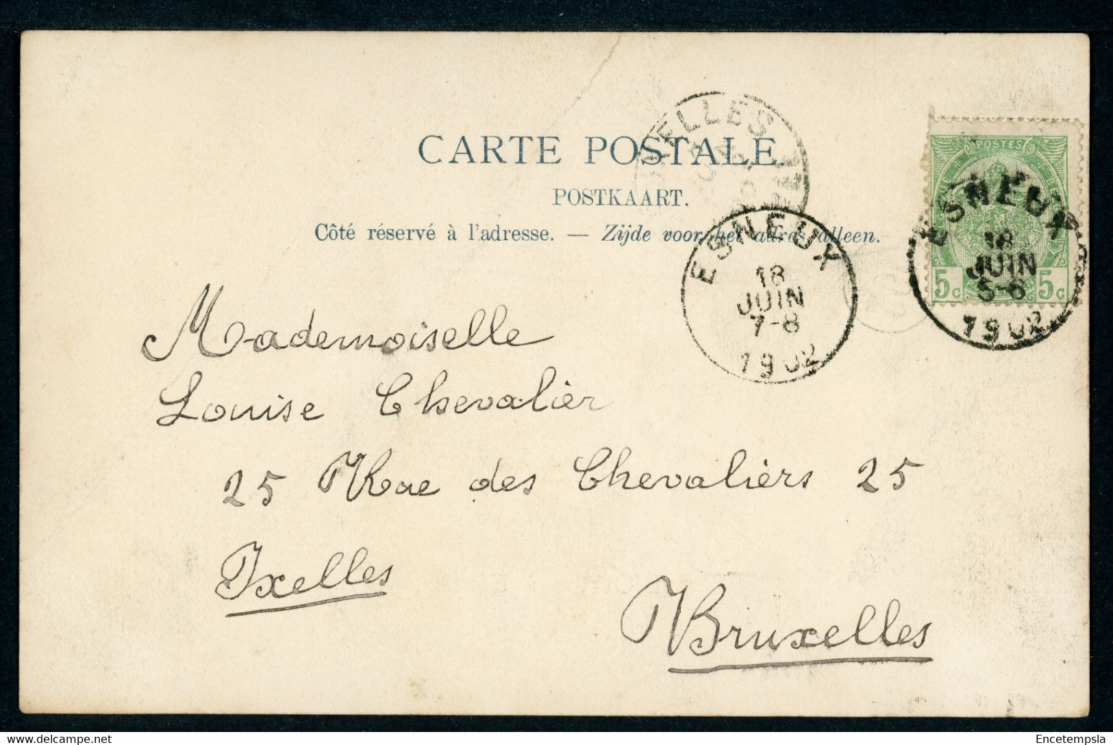 CPA - Carte Postale - Belgique - Esneux - L'Ourthe à Esneux - 1902 (CP19891) - Esneux