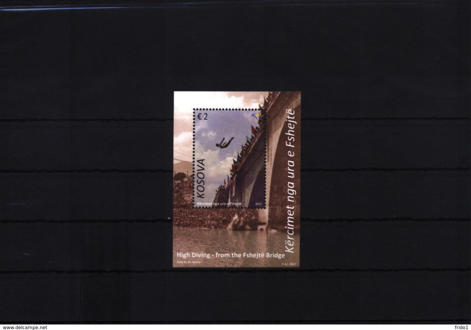 Kosovo 2017 High Diving Block Postfrisch / MNH Scarce - Salto De Trampolin