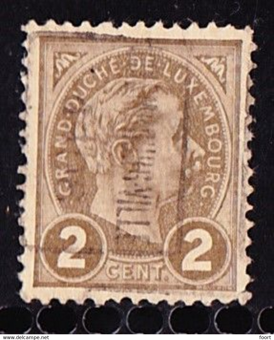 Luxembourg 1906  Prifix Nr. 28B - Vorausentwertungen
