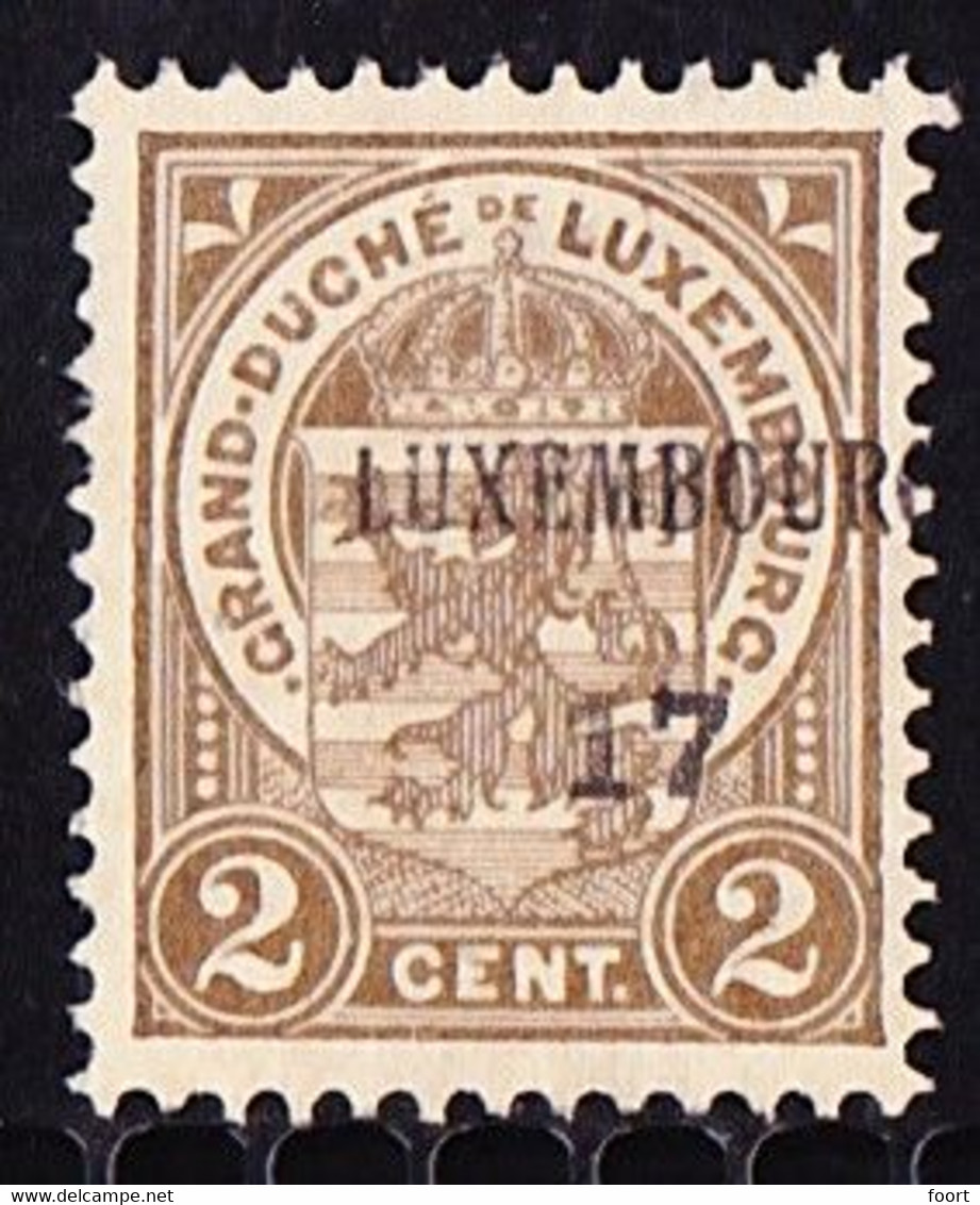 Luxembourg 1917  Prifix Nr. 111 - Préoblitérés