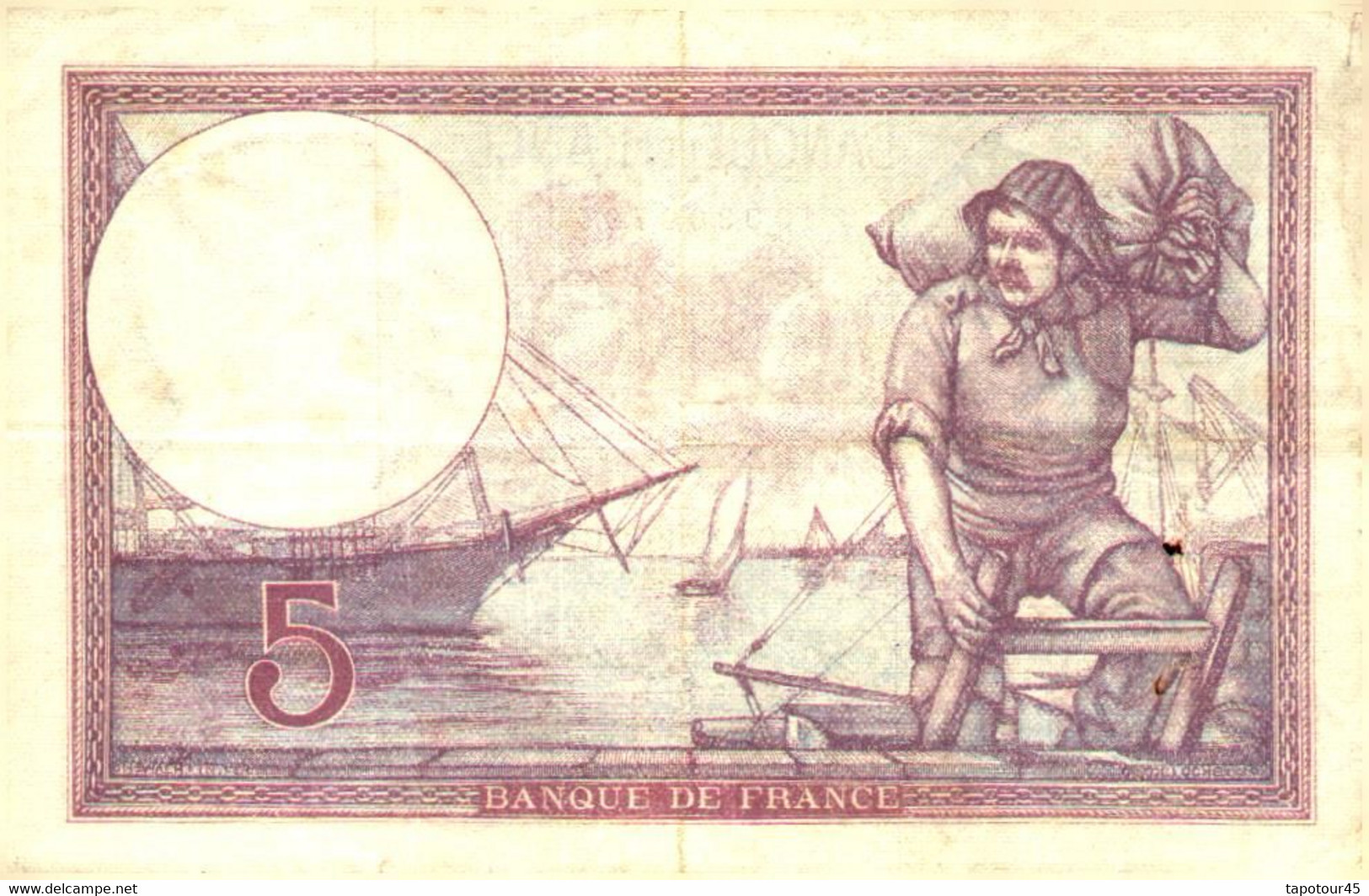 T 1 >   France 	5 Francs 	5/1/1933 GD	TB	1303097950	Y52124 - 5 F 1917-1940 ''Violet''