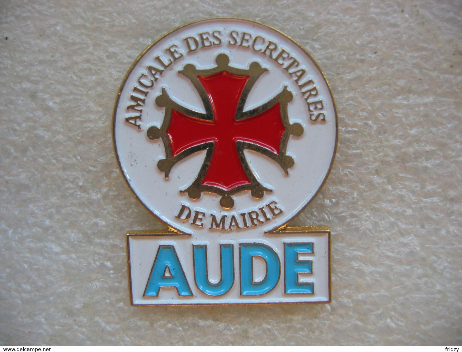 Pin's De L'amicale Des Secrétaires De Mairie Du Département De L'AUDE (Dépt 11) - Administrations