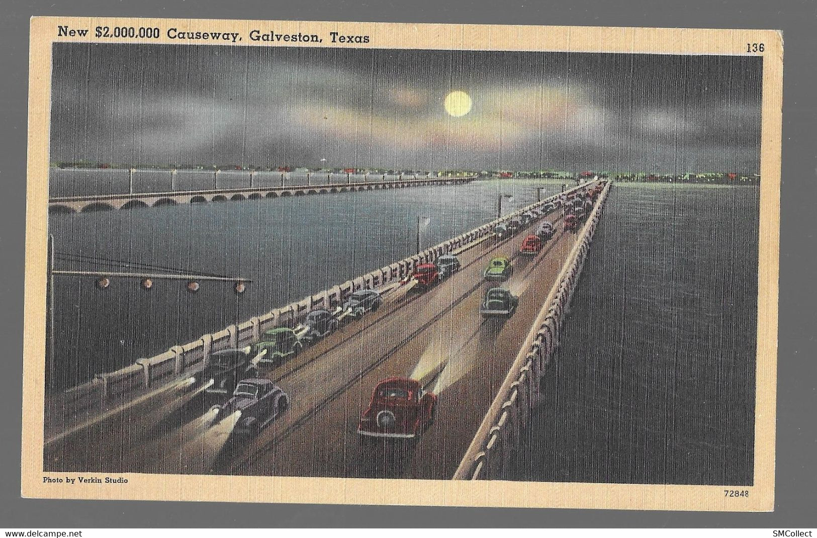 New $ 2.000.000 Causeway, Galveston, Texas (A10p18) - Galveston