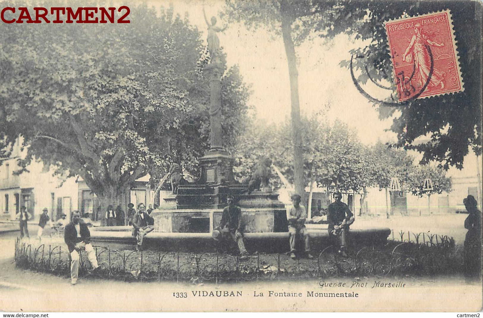 VIDAUBAN LA FONTAINE MONUMENTALE TRES ANIMEE 83 VAR - Vidauban