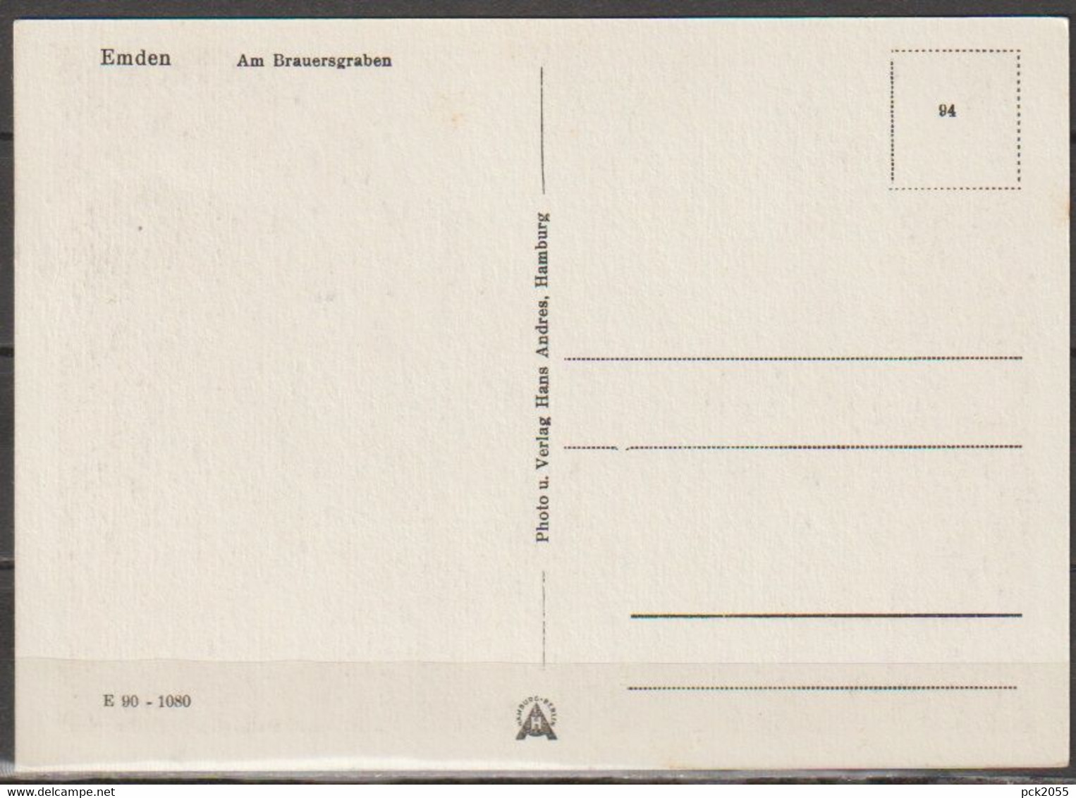 Emden Am Brauersgraben  Ungelaufen  ( AK 2319 )günstige Versandkosten - Emden