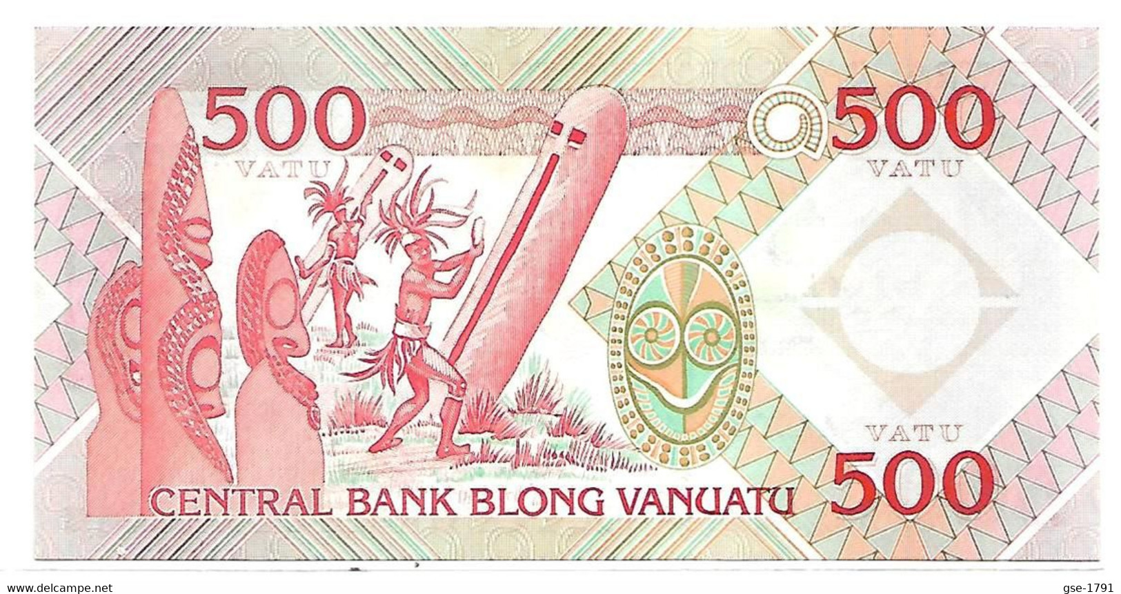 VANUATU  500 VATU 1982( Virani ) Lot De 2  Billets  AA  Sign. Kiravi  NEUFS - Vanuatu