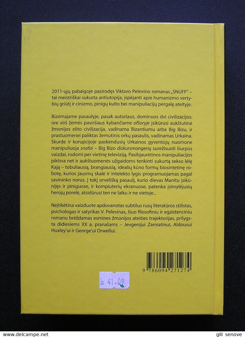 Lithuanian Book / S.N.U.F.F. Victor Pelevin 2013 - Romans