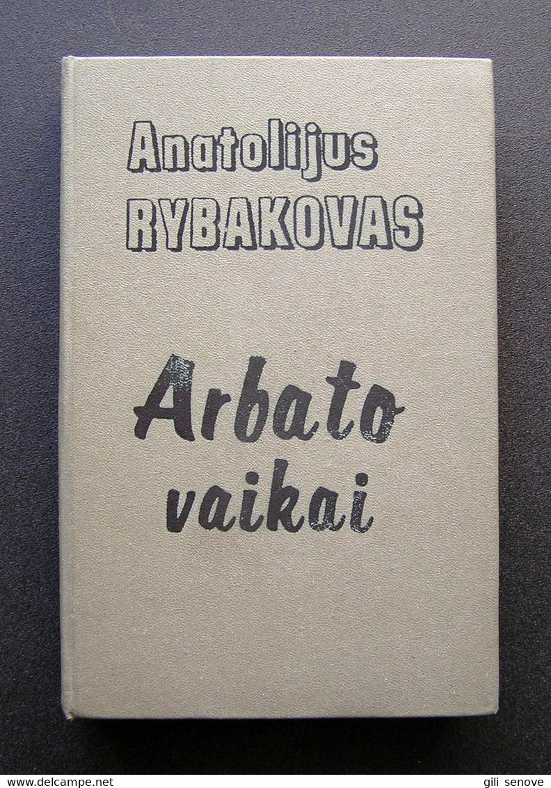 Lithuanian Book / Arbato Vaikai 1989 - Romans