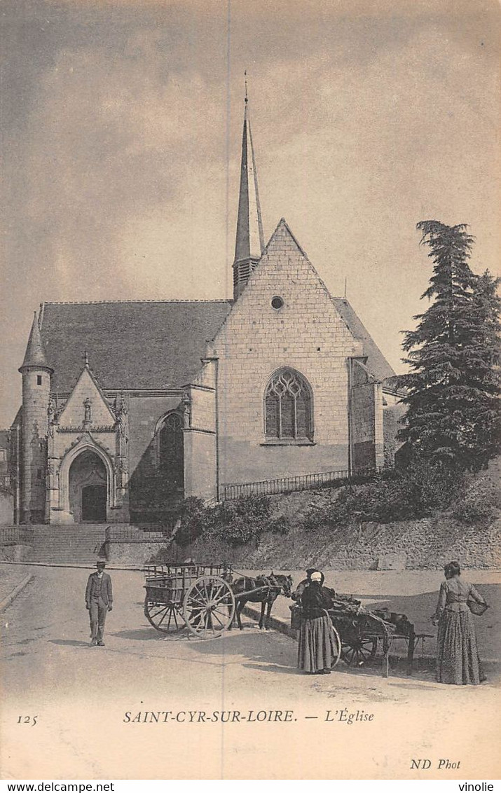 22-1630 : SAINT-CYR-SUR-LOIRE. EGLISE. - Saint-Cyr-sur-Loire