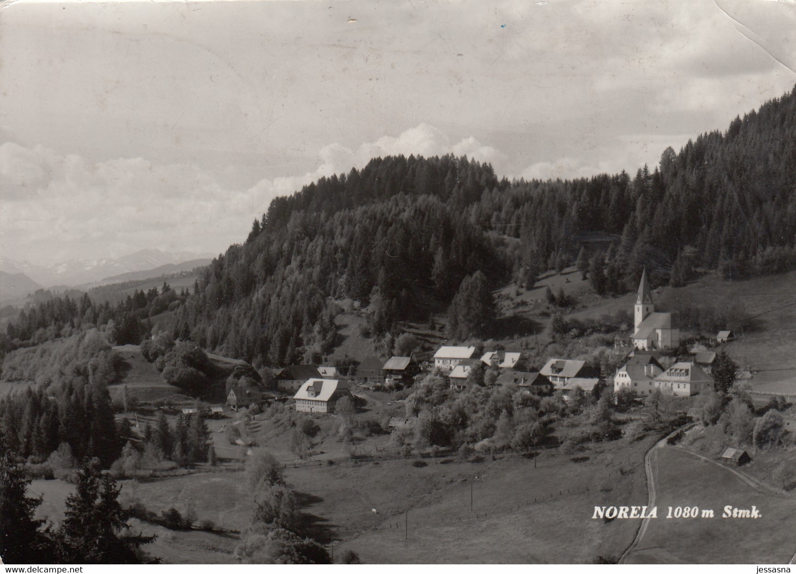 AK - NOREIA - Gem. Mühlen (Murau) - Gesamtansicht Mit Pfarre 1966 - Mureck