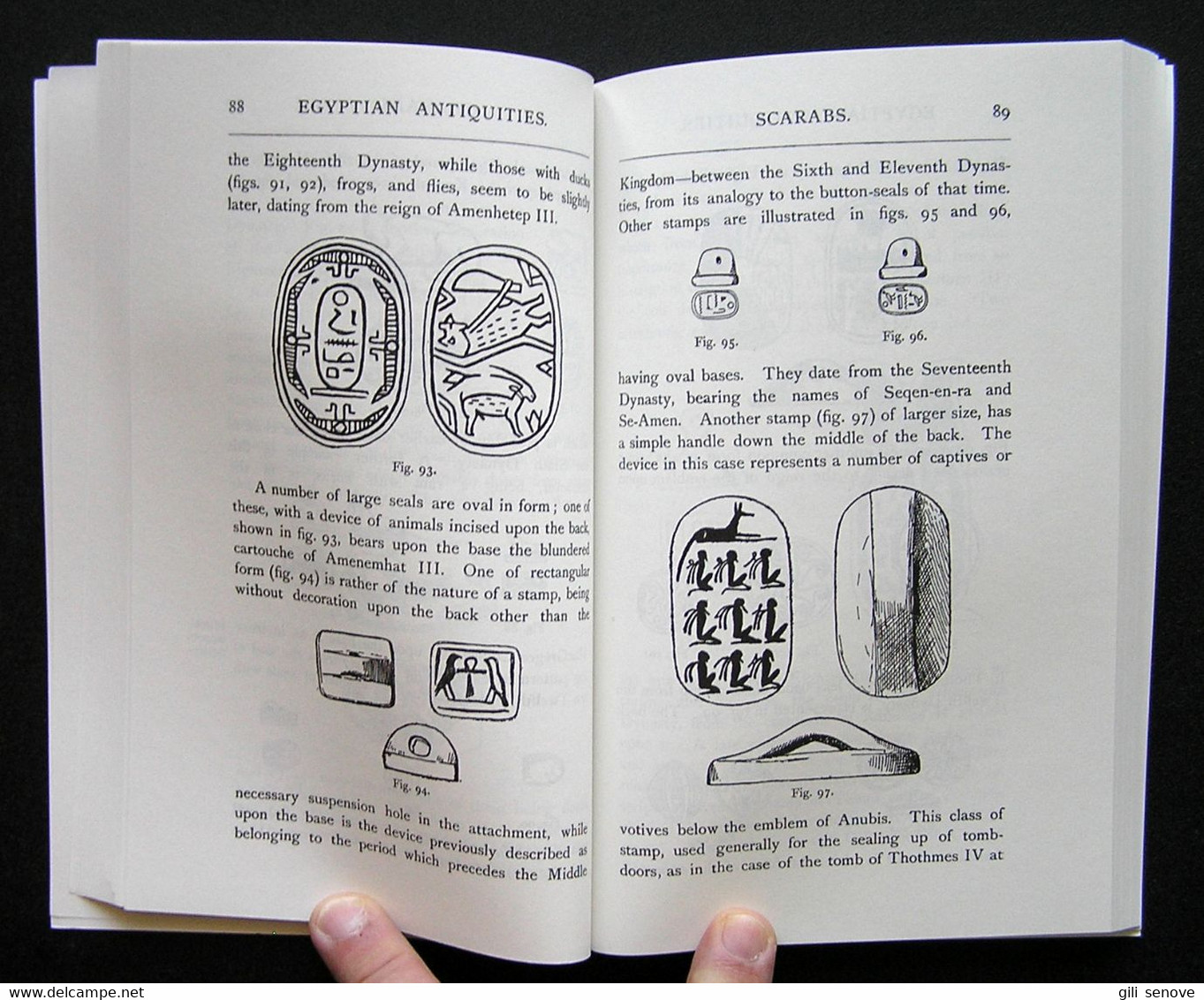 Egyptian Scarabs By Percy E. Newberry 2002 - Antiquità